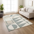 thumbnail image 6 of Addison Rugs Chantille Indoor/Outdoor Transitional Geometric Ivory Machine Washable Rectangle Rug, 3' x 5', 6 of 8