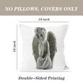 thumbnail image 4 of LALILO Throw Pillow Covers Angel Antique Baby Architecture Art Cushion Cover 18" x 18", 2 Pack, 4 of 6