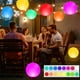 thumbnail image 5 of Fiudx Pelotas Inflables Led, Juguete de Piscina con Luces Que Cambian de Color, Decoración Exterior con Control Remoto, Material de Pvc Impermeable, Ideal para Fiestas de Verano, Eventos En El Patio, 5 of 5