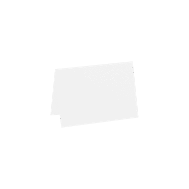 LUXPaper A7 Folded Card, 5 1/8 x 7, White Linen, 50 Pack