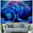 thumbnail image 4 of Fenyluxe  Tree Tapestry Underwater World Tapestry Trippy Jellyfish Tapestry Colorful Plant Tapestry Neon Coral Reef Marine Life Tapestry Wall Hanging for Home Decor 40x60inch, 4 of 6
