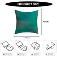 thumbnail image 2 of Cotton Linen Decorative Pillowcases Cushion Cover for Couch Bench - green, 2 of 5