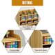 thumbnail image 4 of Wooden Desktop Organizer Multi-functional Desk Pen Holder Storage Box Desktop Stationary Storage Organizer for Home Office School, 4 of 5