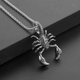 thumbnail image 3 of Men Hip Hop Jewelry Scorpio Long Chain Silver Color Scorpion Pendant Necklace for Men Women Punk Rock Christmas Jewelry Gift, 3 of 5