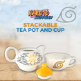 thumbnail image 2 of Official Licensed Naruto Stackable White Tea Pot and Cup,  15oz, 2 of 6