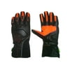 Cold Duty Gloves Leather (Black/Hi-Viz Orange) CDGO