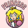 thumbnail image 2 of Toddler's Nintendo Princess Peach Portrait  Graphic Tee Light Pink 5T, 2 of 3