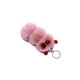 thumbnail image 2 of Inteprter LLavero de repuesto con forma de insecto, bolso de oficina decorativo de Color sólido de dibujos animados, colgante de llavero automotriz, Artesanía piel rosa Inteprter HA074060-03, 2 of 6