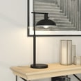 thumbnail image 2 of Evelyn&Zoe Conan 25" Transitional Metal Table Lamp with Black Bowl Metal Shade, 2 of 6