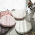 thumbnail image 4 of Round Rabbit Fur Cushion Cover Without Core Khaki Diameter 40cm Cotton, 4 of 5