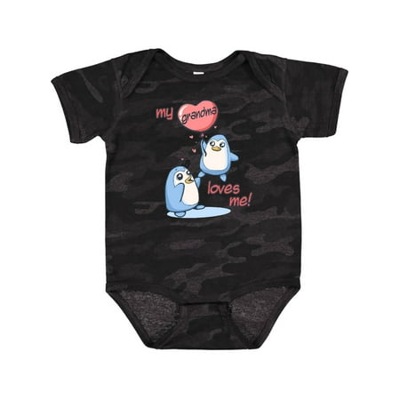

Inktastic My Grandma Loves Me Gift Baby Boy or Baby Girl Bodysuit