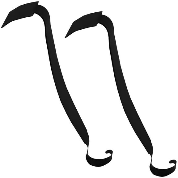 2 Pcs Pottery Trimming Tools, S-Curve Stainless Steel Carving & Smoothing Tool for Clay and Ceramics, Dual Head Design