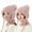 Pink, variant on Qiopertar 3-in-1 Knitted Hat Scarf Mask Set for Women, Winter Warm Fleece Lined Ski Balaclava Hood, Cold Weather Windproof Knitted Beanie Scarf Combo for Snow Sports Travel, Beige