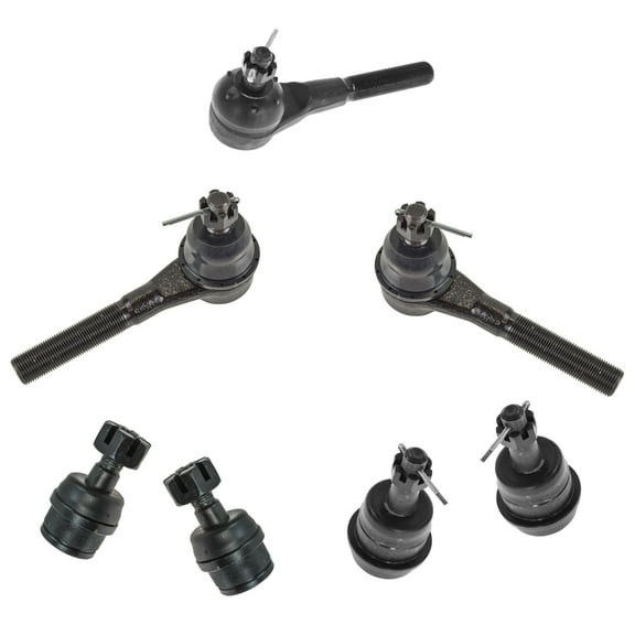 TRQ 7 pc Kit Front Tie Rod Ends Upper & Lower Ball Joint for Jeep TJ YJ ZJ New PSA58903