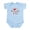 Sky Blue, variant on CafePress - I Love Bluegrass Infant Bodysuit - Baby Light Bodysuit, Size Newborn - 24 Months
