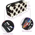 thumbnail image 5 of MUOOUM Pencil Case, Soccer Football Pattern Large Capacity Pencil Pouch Stationery Pen Bag, 5 of 7