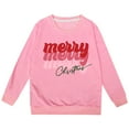 thumbnail image 4 of SUXIAN Girls Hoodie Long Sleeve Soft Sweatshirt Graphic Design Kids Cute Pullovers for Girls and Christmas Sweatshirt with Christmas Sweatshirt Pink 4-5 Years, 4 of 4