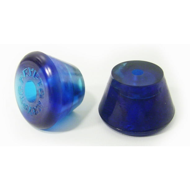 Set of 2 Kryptonics Roller Skate Toe Stops BLUE Stop