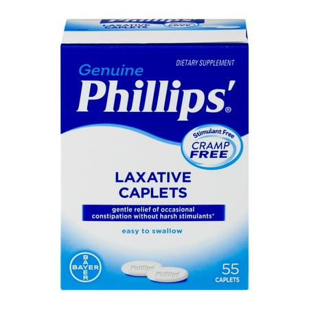 Genuine Phillips' Laxative Dietary Supplement, 55 count