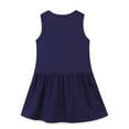 thumbnail image 6 of WIBACKER Toddler Kids Girl's Casual Ruffled Sleeve Cotton Dress Tunic Playwear Party T-Shirt Dresses, 6 of 9