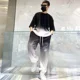 thumbnail image 4 of Conjuntos de chándal, sudaderas, pantalones para hombre, camisetas de nailon, pantalones, trajes para hombre, sin logotipo, pantalones de lujo, para exteriores, holgados, modernos, 4 of 5