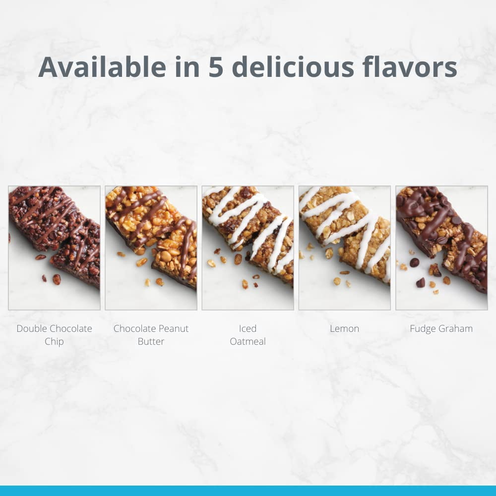 HMR Bar, Variety Pack of Protein Bars | Nutritious Snack to Support Weight Maintenance | Low Calorie Dessert | 10g of Protein | 5 Assorted Flavors, 24 Count