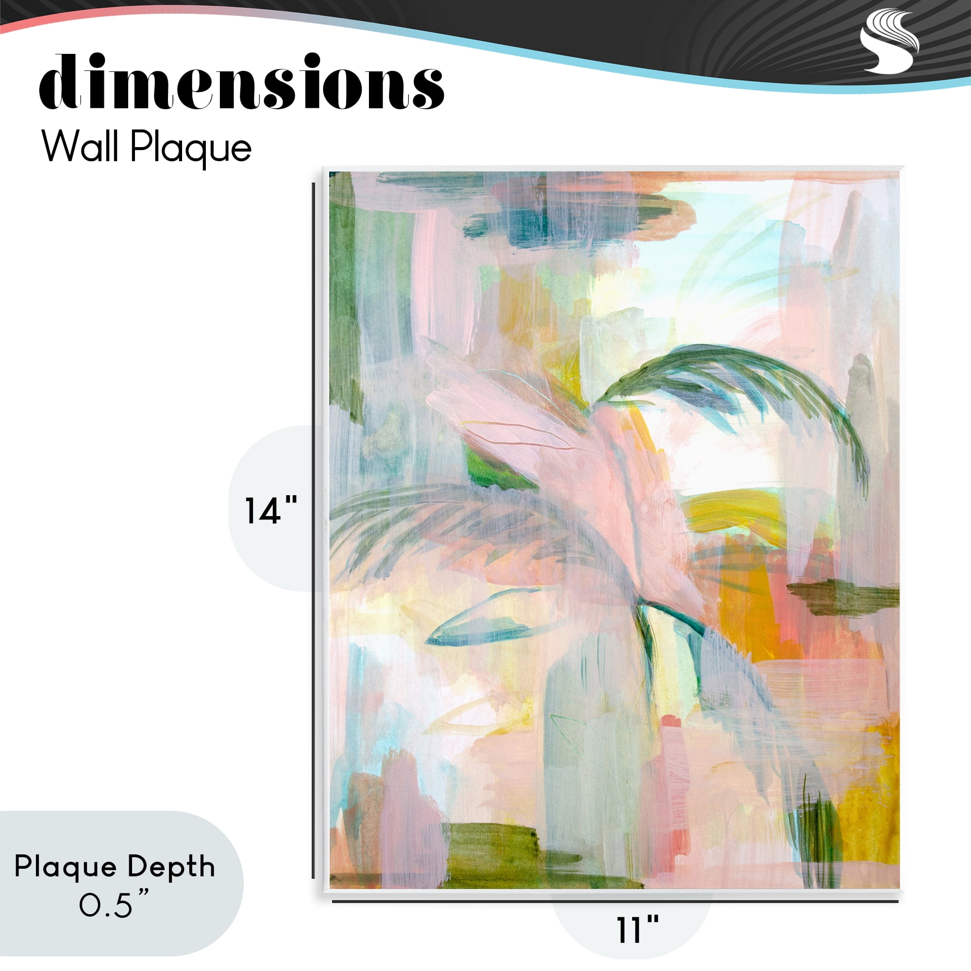 Stupell Industries Palm City Expression Wall Plaque Art, design by Gemma Bardot