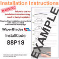 thumbnail image 3 of 2008 Mercedes-Benz CL550 Beam Blade Wipers (Set of 2), 3 of 3