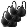 thumbnail image 2 of Lixiuxyad Elegant Bow Breathable Full Coverage Underwire Bra For Comfortable Support Everyday T Shirt Lingerie,Bras for Women Red 36, 2 of 5