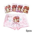 thumbnail image 2 of Esaierr Girls Boxer Briefs for Kids Toddler 5PCS Soft Cotton Underwear Baby Cartoon Comfty Princess Soft Boxer Briefs 2-12 Yeas Old, 2 of 7