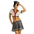 thumbnail image 2 of Disfraz Ahoy Matey Sexy Sailor, 3 piezas, talla M, para muje, 2 of 3