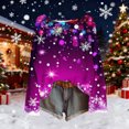thumbnail image 1 of Fankiway Chandails à Manches Longues pour Femmes Chandail de Noël Imprimé Décontracté à Col Rond à Manches Longues Chandail Tricoté Haut Violet G, 1 of 8