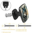 thumbnail image 3 of 4 Pcs Cabinet Handle Drawer Pulls Wolf Knobs with Screws Square Furniture Office Cabinet Knob Decoration, 3 of 7
