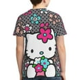 thumbnail image 2 of Hello Kitty T Shirts For Girls Boys, 3d Print Cartoon Graphics T Shirt, Youth Crewneck T-Shirt, Unisex Short Sleeve Top Tees Age 4-16 Years, 2 of 7