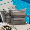 thumbnail image 4 of Retro Dark Grey Stripe Throw Pillow Cover Peeling Paint Effect Theme Cotton Linen Cushion Cover Throw Pillow Case with Invisible Zipper for Couch Sofa Bed Chair Car 18x18 Inch, 4 of 14