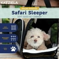 thumbnail image 5 of Katziela Safari Sleeper Pet Carrier - Comfortable - Airline Approved for Dogs and Cats Blue Pack 1, 5 of 6