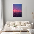 thumbnail image 4 of Cuadro Paisaje Morado Día Lluvioso Tela 100% Algodón Canvas Moderno Minimalista Listo para Colgar Maxigráfica Shop  Cuadro Abstracto Geometrico, 4 of 7