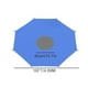 thumbnail image 1 of Funda parasol para trampolín – Tela de sombra con protección UV para parques infantiles al aire libre, accesorio para trampolín resistente a la decoloración para una mayor durabilidad., 1 of 2