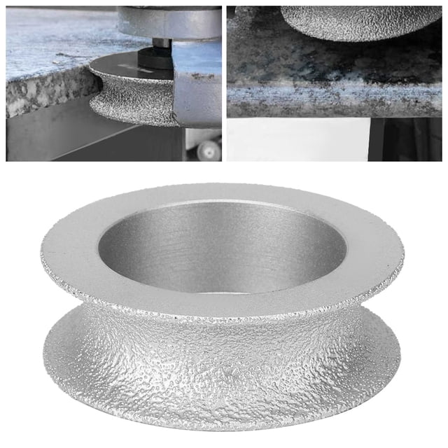 Muela abrasiva de diamante, muela abrasiva de diamante soldado de 7,3 cm, muela abrasiva de piedra, la mejor en su clase