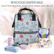 thumbnail image 5 of Disketp Sea Turtle Mochila de Pañales de Gran Capacidad con Múltiples Bolsillos, Mochila de Viaje Multifuncional para Bebé, Unisex, Moderna y Resistente, 5 of 6