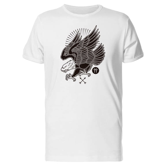 Native Eagle Sketch B&W Tee Men's -Image by Shutterstock