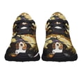 thumbnail image 5 of Basset Hound Halloween Trick Or Treat Shoes Women's Fashion Sneakers Tennis Running Shoes for Men Women Black Size 9, 5 of 7