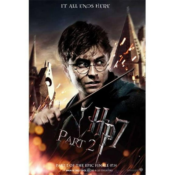 Posterazzi MOVCB83783 Harry Potter & the Deathly Hallows Part II Movie Poster - 11 x 17 in.