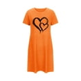 thumbnail image 5 of Weiqiqre Pajamas for Women Short Sleeve Sleepwear Sleep Shirts Cool Nightwear, 5 of 7