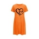 thumbnail image 5 of Camisón corto de talla grande para mujer, camisón de manga corta con estampado de pecho a la moda, camisón para mujer, 5 of 7
