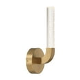thumbnail image 4 of Del Mar 1-Light LED Wall Sconce in Warm Brass by Breegan Jane, 4 of 6