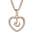 thumbnail image 2 of Collar para mujer, joyería para mujer, joyería de moda para mujer, regalo para mujer, cadena con colgante de 26 letras en inglés, collar con alfabeto, 2 of 2
