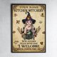 thumbnail image 1 of Carteles de Halloween Retro de gato negro de los años 80 en un mundo lleno de princesa Be A Witch, pintura en lienzo, arte de pared Vintage, decoración del hogar para habitación, 1 of 4