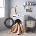thumbnail image 3 of SAFAVIEH Martha Stewart Nathan Floral Machine Washable Area Rug, Rust/Beige, 9' x 12', 3 of 11