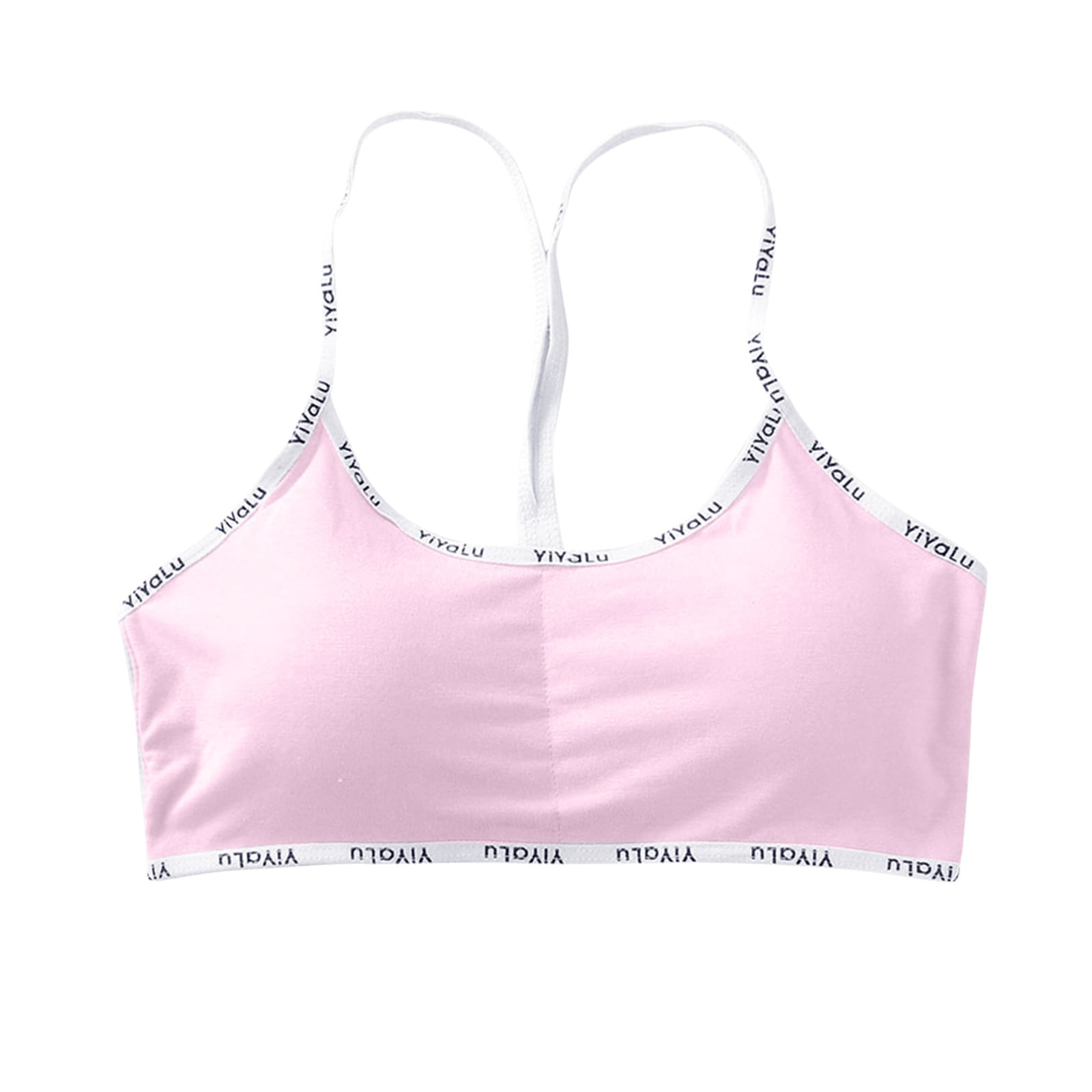 tube tops for teen girls age 16 18 years old large wireless bra for student  girls underwear girls short vest teen girls bras padded underwear cami  lightweight sports bra and top, Pink : : Fashion